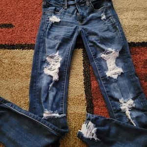 American Eagle stretch jeggings size 00 reg